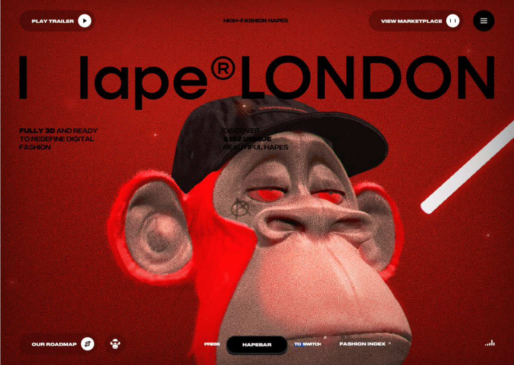 hape.io 3d website UX UI Design