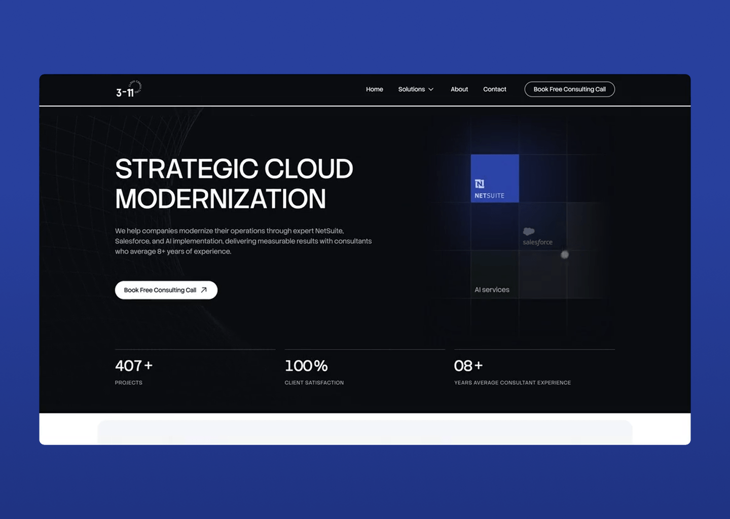 Cloud Services UX UI design