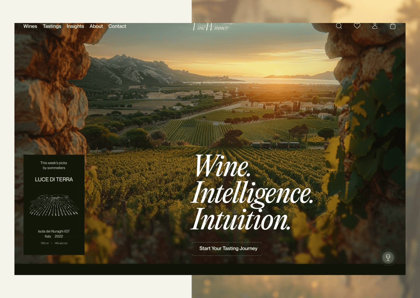 wine Intuition UI/UX Design