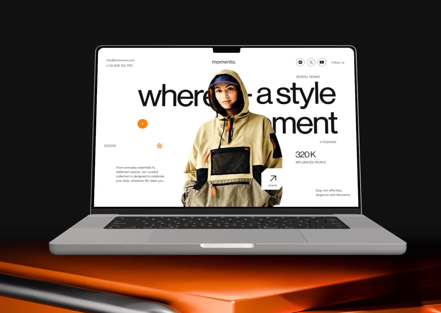 Momento UI Design