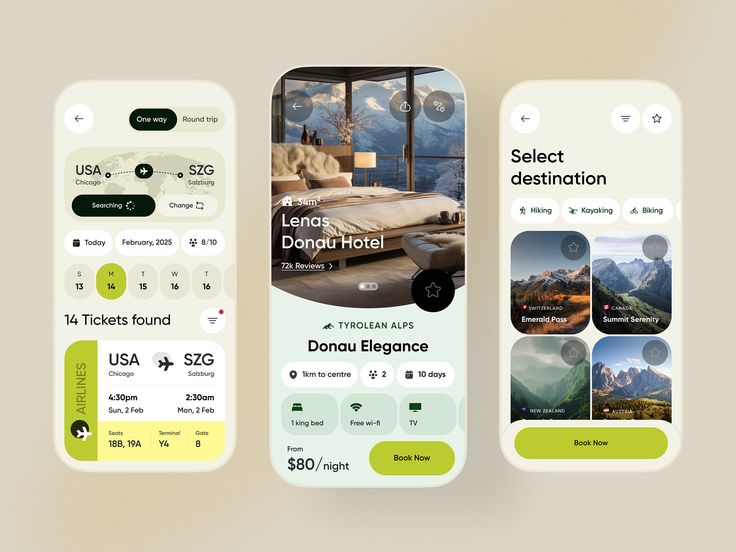 Destination Tracking App UX/UI Design